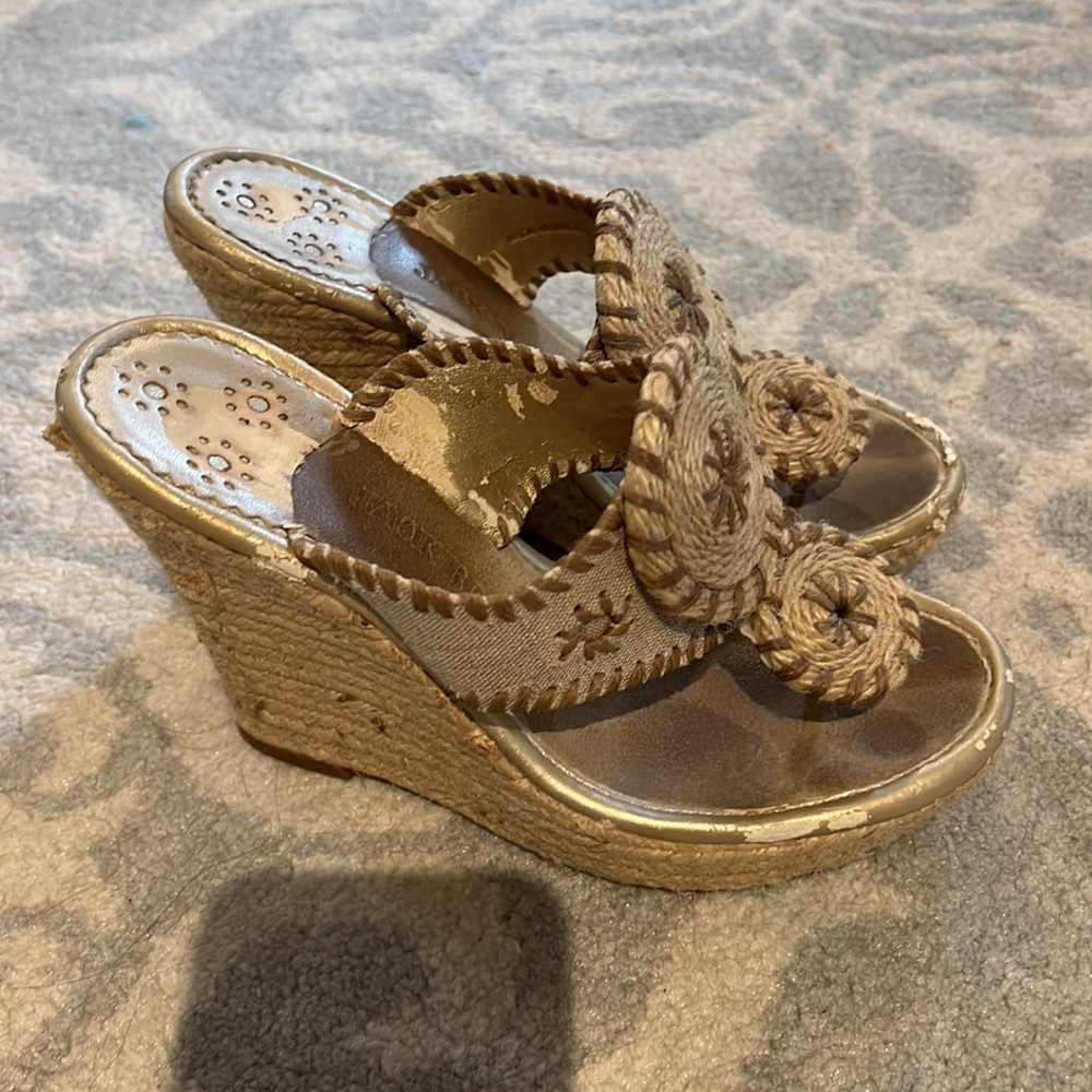 Jack Rodgers wedges - 4” heel